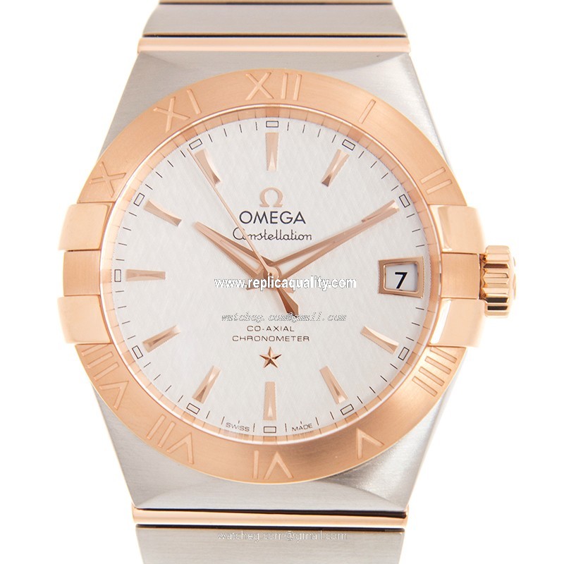 Omega CONSTELLATION 123.20.38.21.02.007 Automatic 18kt Rose Gold & Steel White
