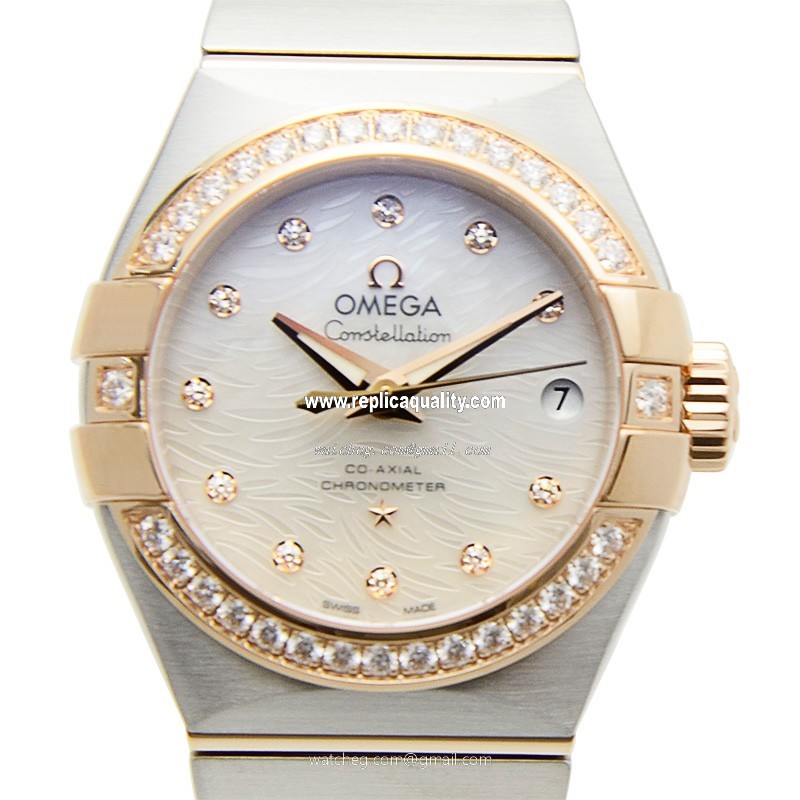 Omega CONSTELLATION 123.25.27.20.55.006 Automatic 18kt Rose Magic & Diamond White