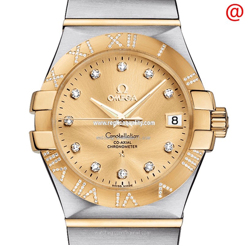 Omega CONSTELLATION 123.25.35.20.58.002 Automatic 18kt Gold & Steel Yellow