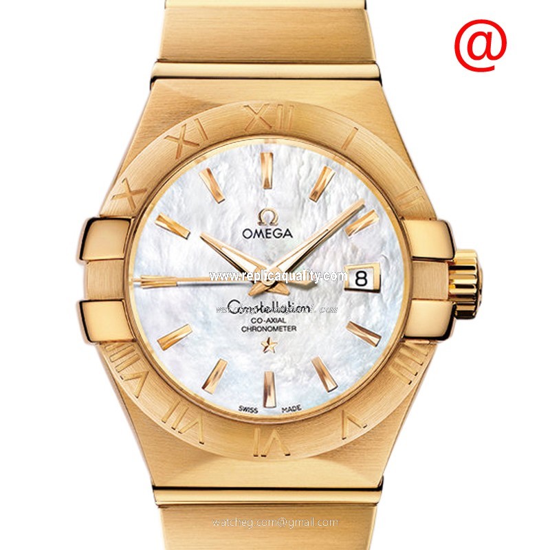 Omega CONSTELLATION 123.50.31.20.05.002 Automatic 18kt Yellow Gold White