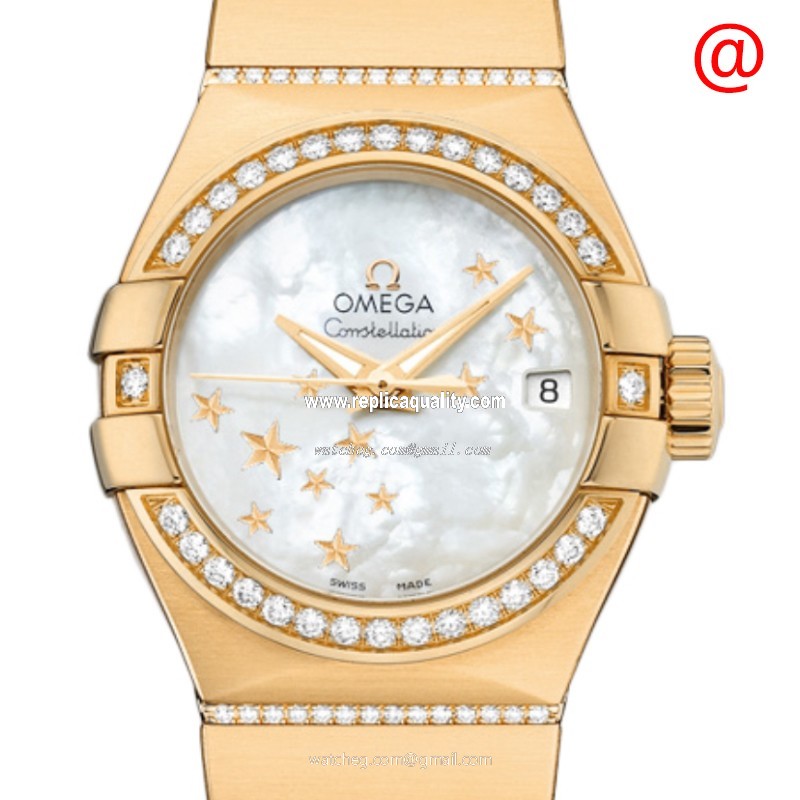 Omega CONSTELLATION 123.55.27.20.05.002 Automatic 18kt Gold & Diamond White
