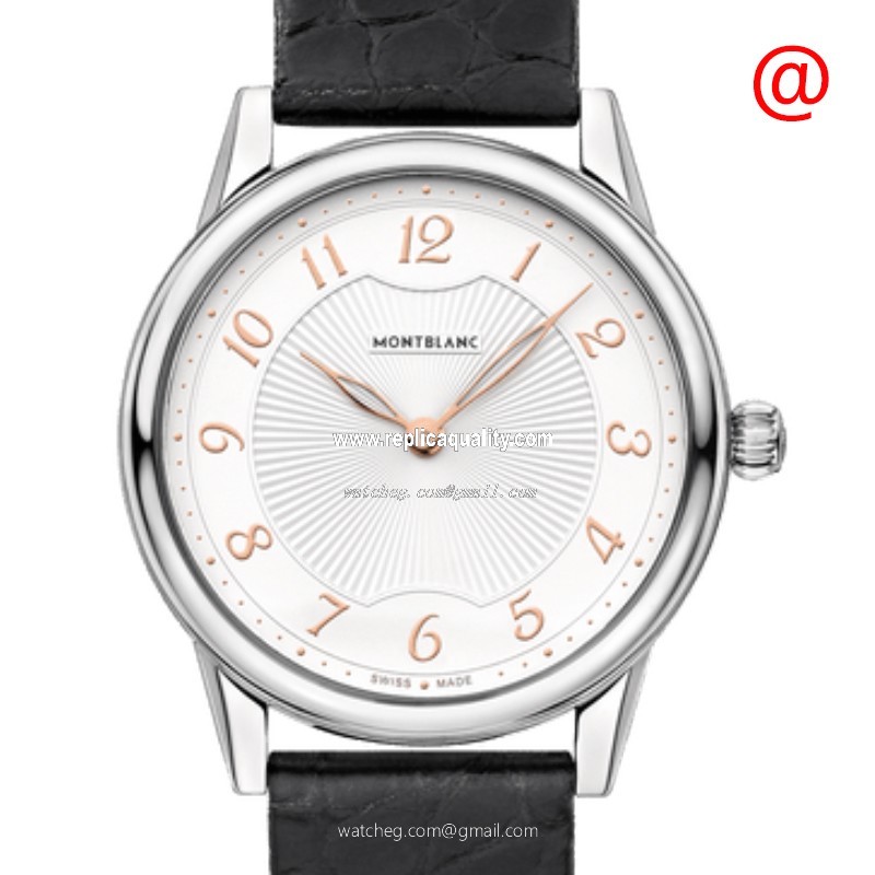 Mont Blanc BOHEME 123867 Quartz Stainless Steel Silvery & White