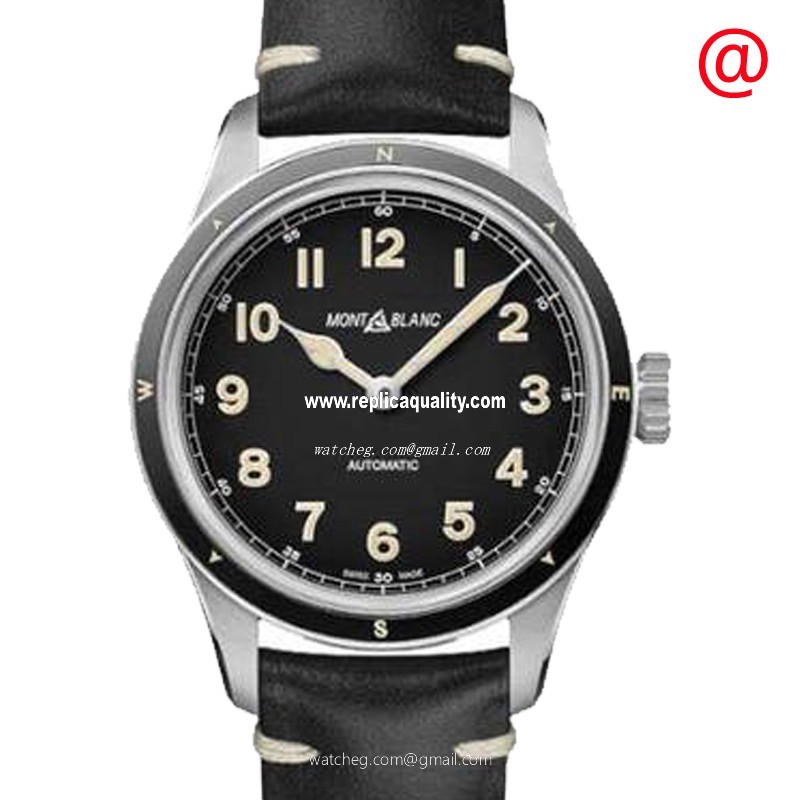 Mont Blanc 1858 126760 Automatic Stainless Steel Black