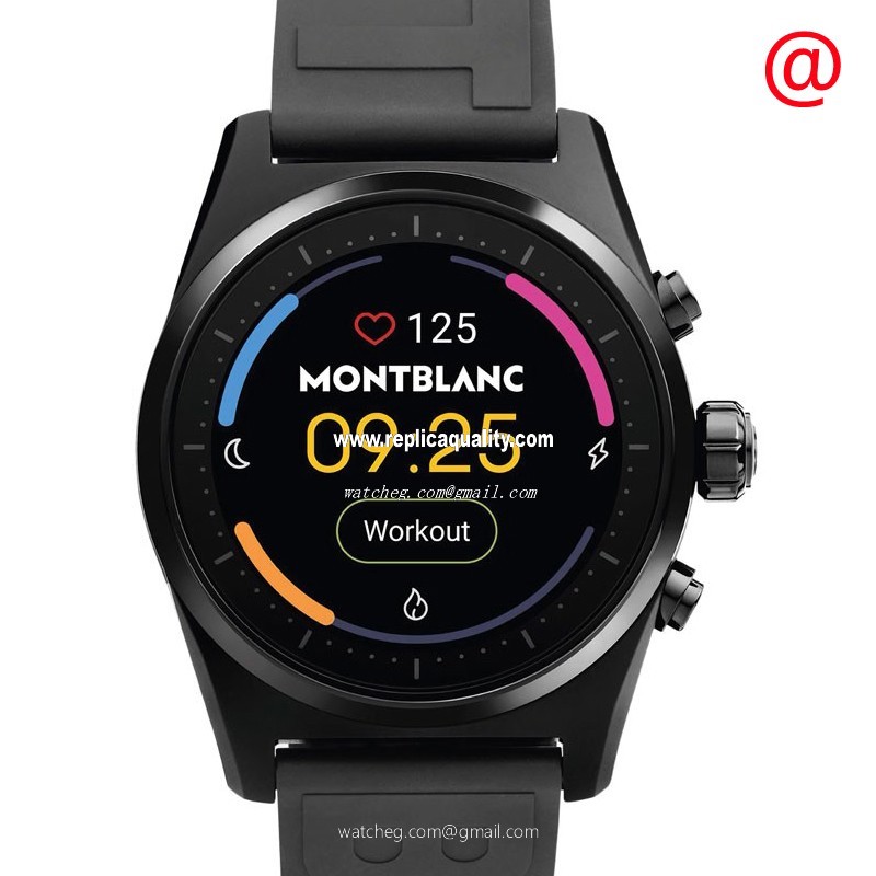 Mont Blanc SUMMIT 128408 INTELLIGENT Stainless Steel Black