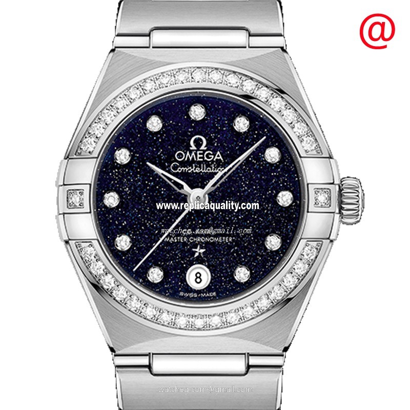 Omega CONSTELLATION 131.15.29.20.53.001 Automatic Stainless Steel & Diamonds Blue