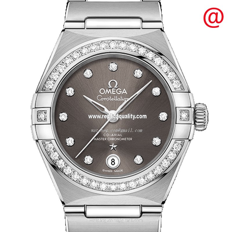 Omega CONSTELLATION 131.15.29.20.56.001 Automatic Stainless Steel & Diamonds Gray