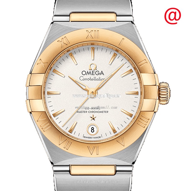 Omega CONSTELLATION 131.20.29.20.02.002 Automatic 18kt Gold & Steel Silver