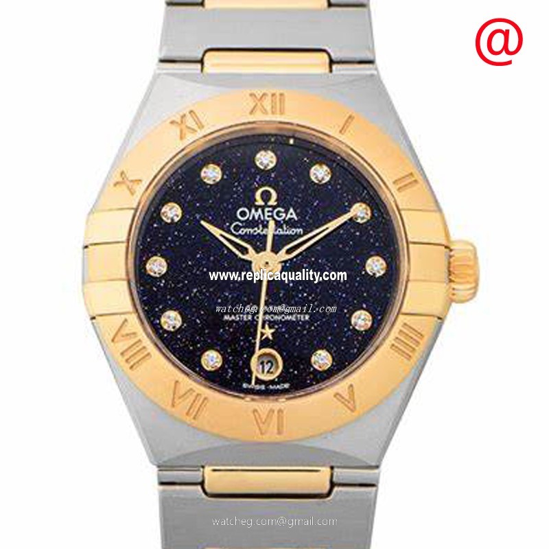 Omega CONSTELLATION 131.20.29.20.53.001 Automatic 18kt Gold & Steel Blue