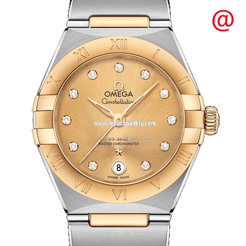 Omega CONSTELLATION 131.20.29.20.58.001 Automatic 18kt Gold & Steel Gold