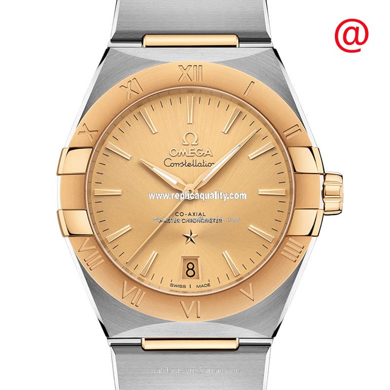 Omega CONSTELLATION 131.20.36.20.08.001 Automatic 18kt Gold & Steel Gold