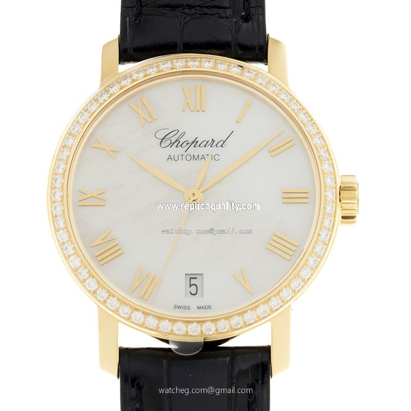 Chopard CLASSIQUE 134200-0001 Automatic 18kt Gold & Diamond White