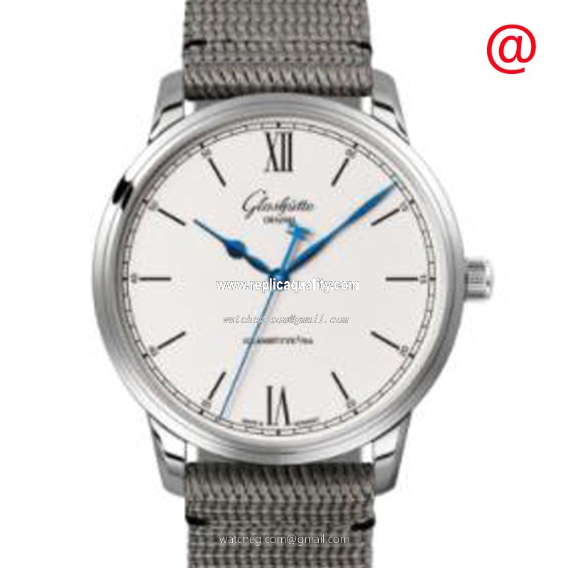 Glashutte SENATOR MANUAL WINDING SKELETONIZED 1-36-01-01-02-36 Automatic Stainless Steel White