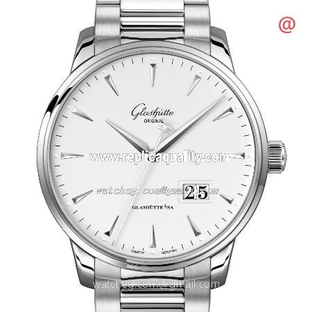 Glashutte SENATOR MANUAL WINDING SKELETONIZED 1-36-03-05-02-70 Automatic Stainless Steel White