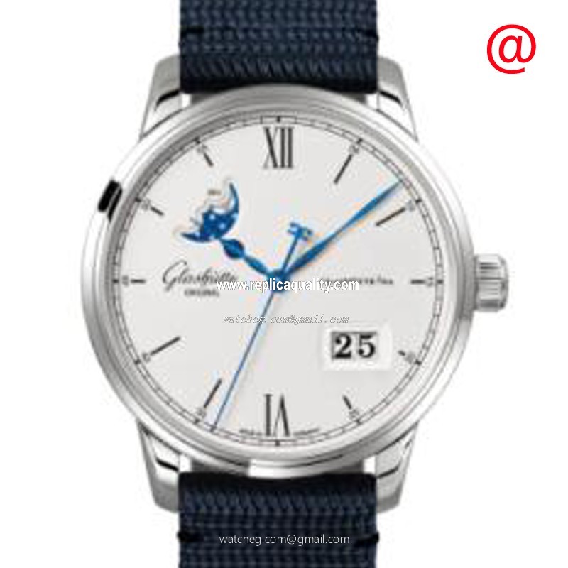 Glashutte SENATOR MANUAL WINDING SKELETONIZED 1-36-04-01-02-34 Automatic Stainless Steel Silver