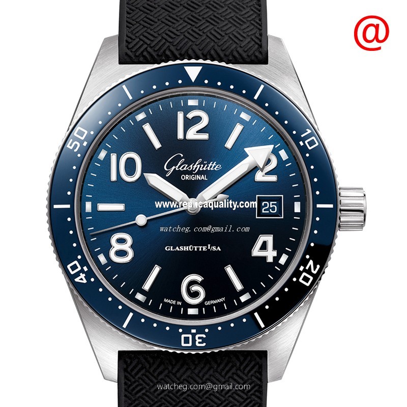 Glashutte SPEZIALIST 1-39-11-09-81-33 Automatic Stainless Steel Blue