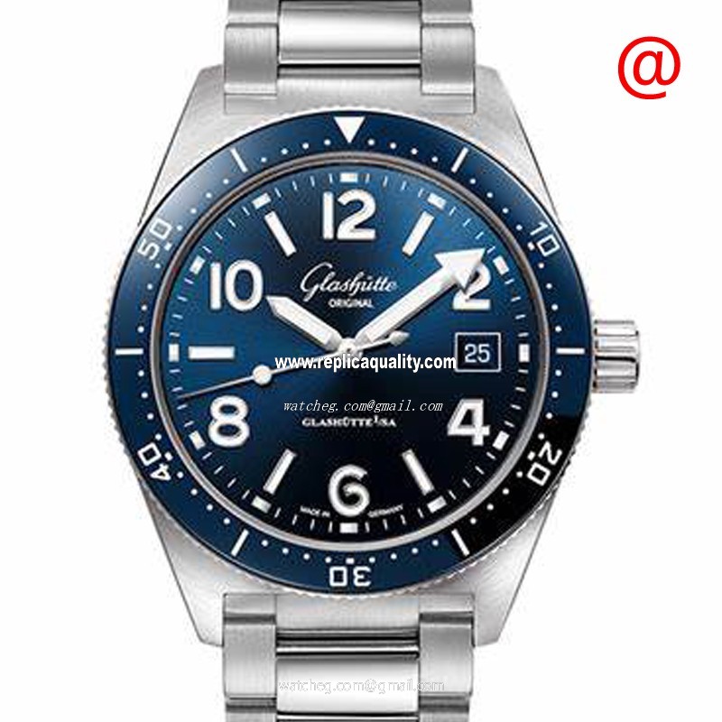 Glashutte SPEZIALIST 1-39-11-09-81-70 Automatic Stainless Steel Dark Blue