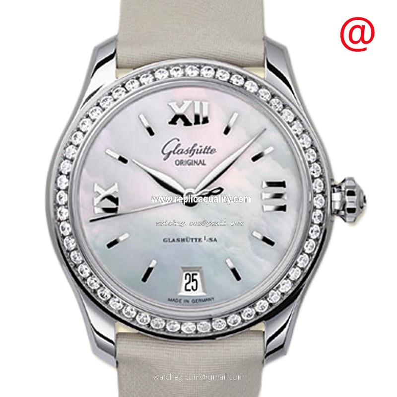 Glashutte LADIES 1-39-22-08-22-04 Automatic Stainless Steel White