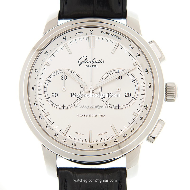 Glashutte SENATOR MANUAL WINDING SKELETONIZED 1-39-34-21-42-04 Automatic Stainless Steel Silver