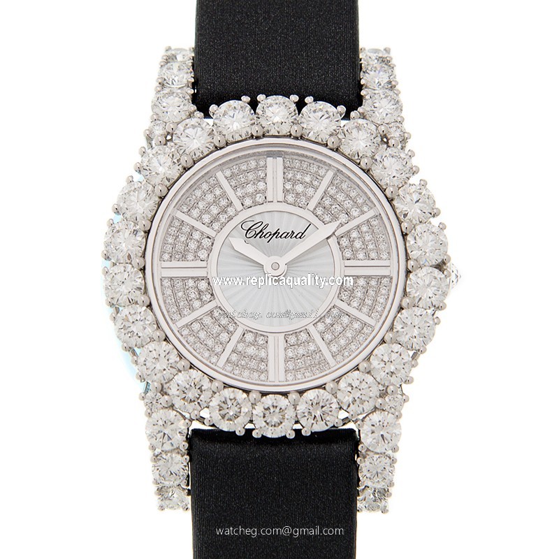 Chopard WOMEN JEWELRY 139377-1001 Automatic 18kt White Gold & Diamond Silver