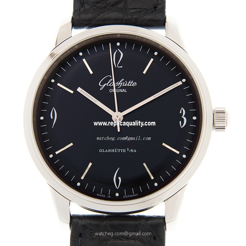 Glashutte SENATOR SIXTIES 1-39-52-04-02-04 Automatic Stainless Steel Black