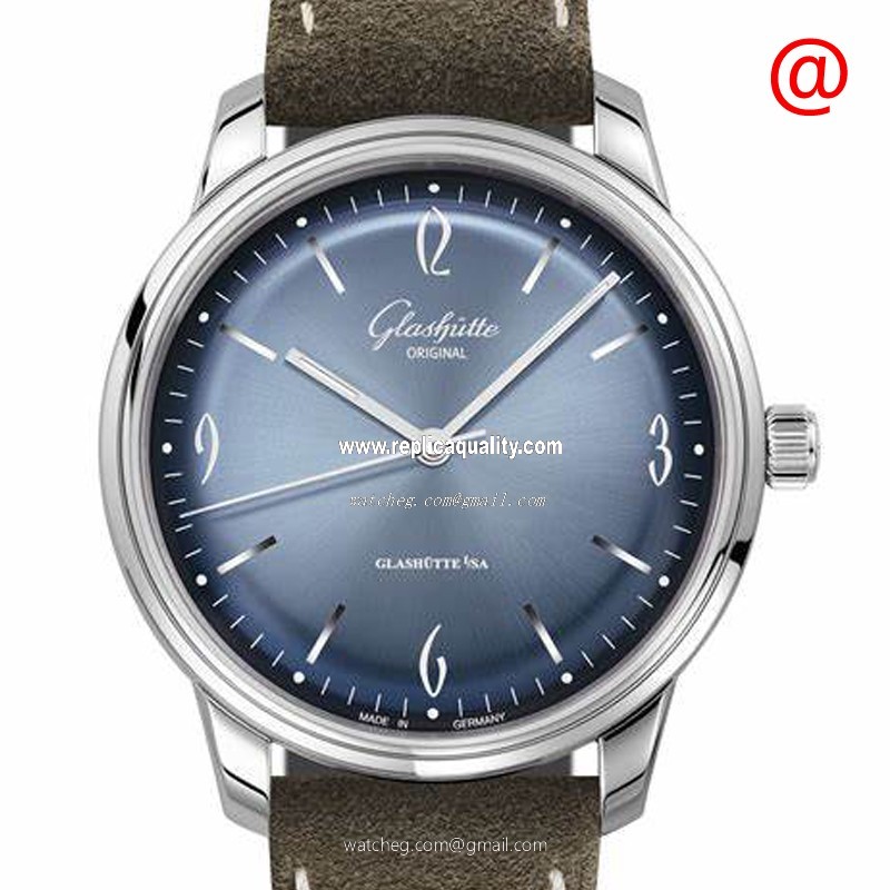 Glashutte RETRO COLLECTION 1-39-52-14-02-04 Automatic Stainless Steel Blue