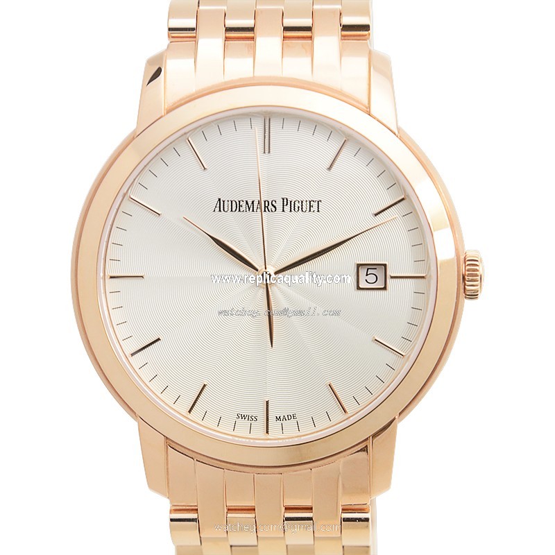 Audemars Piguet CLASSIC 15172OR.OO.1270OR.01 Automatic 18kt Rose Gold Silver