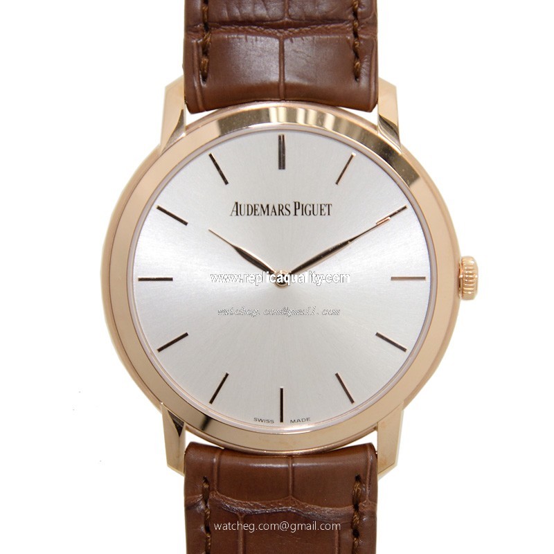 Audemars Piguet CLASSIC 15180OR.OO.A088CR.01 Automatic 18kt Rose Gold Silver