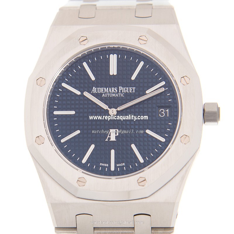 Audemars Piguet ROYAL OAK 15202ST.OO.1240ST.01  Automatic Stainless Steel Blue 