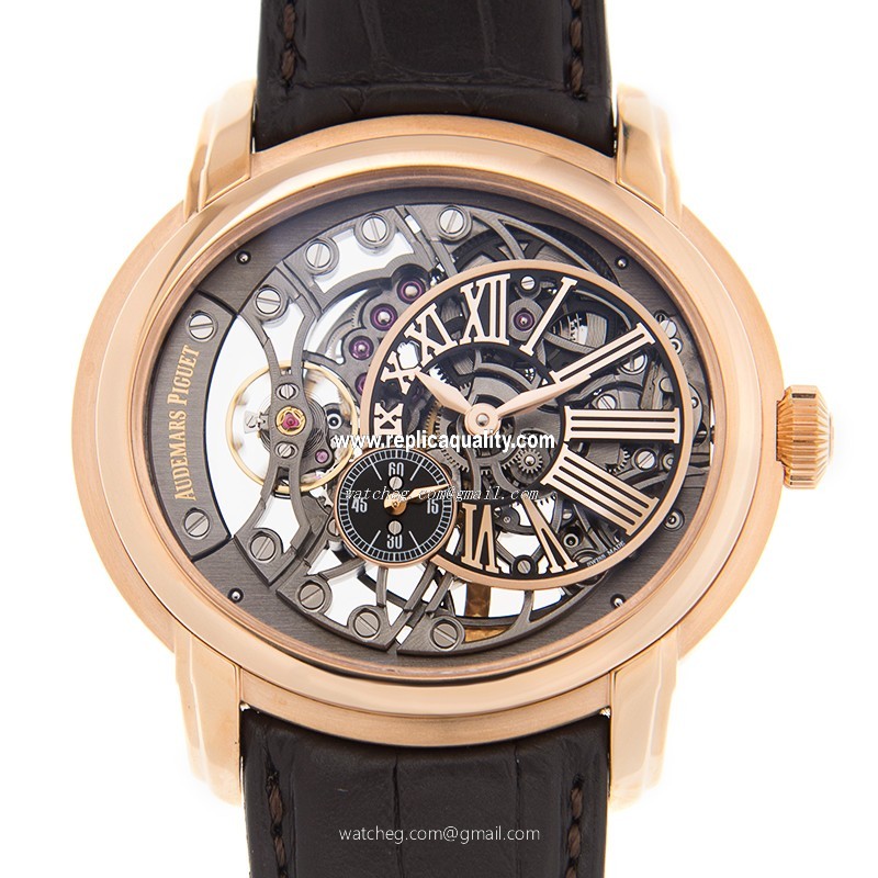 Audemars Piguet MILLENARY 15352OR.OO.D093CR.01 Automatic 18kt Rose Gold Silver