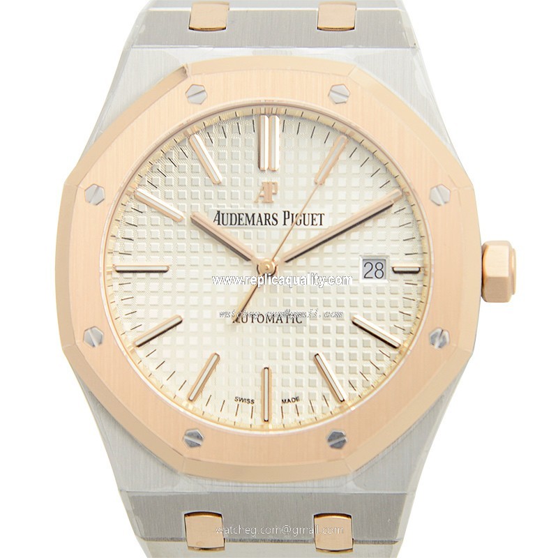 Audemars Piguet ROYAL OAK 15400SR.OO.1220SR.01 Automatic 18kt Rose Gold & Steel Silver