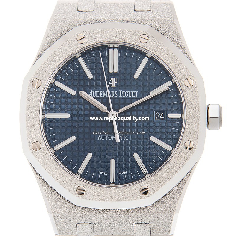 Audemars Piguet ROYAL OAK 15410BC.GG.1224BC.01 Automatic 18kt White Gold Blue 