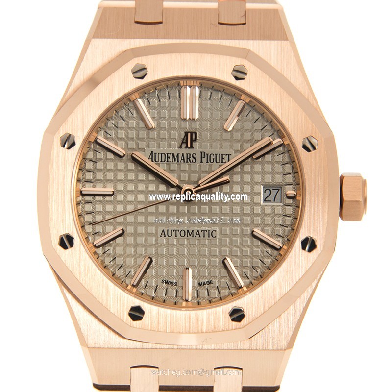 Audemars Piguet ROYAL OAK 15450OR.OO.1256OR.01 Automatic 18kt Rose Gold Gray