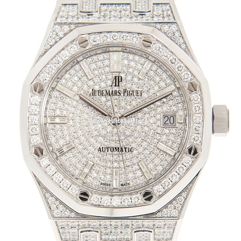 Audemars Piguet ROYAL OAK 15452BC.ZZ.1258BC.01  Automatic 18kt White Gold & Diamond Silver