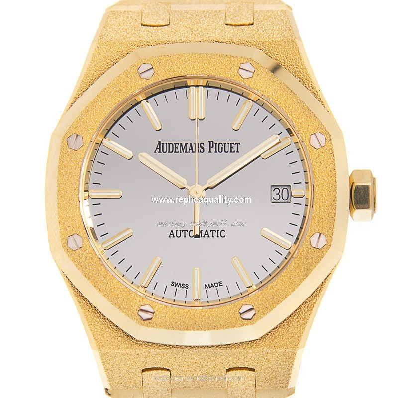 Audemars Piguet ROYAL OAK 15454BA.GG.1259BA.02 Automatic 18kt Yellow Gold Silver