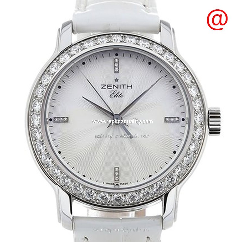 Zenith ELITE 16.1230.67/01.C664 Automatic Stainless Steel & Diamonds White