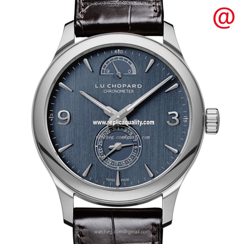 Chopard L.U.C 161926-1002 Manual Wind 18kt White Gold Blue