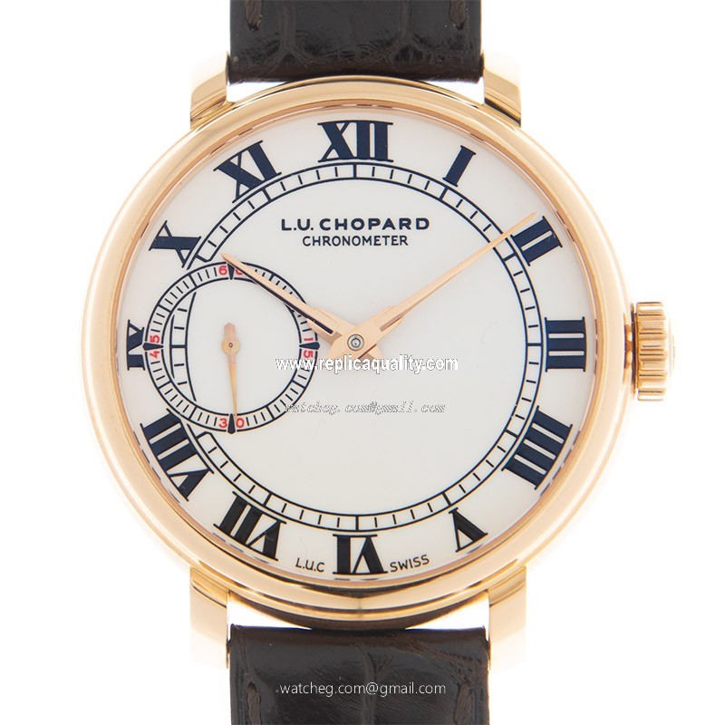 Chopard L.U.C 161963-5001 Manual Wind 18kt Rose Gold White