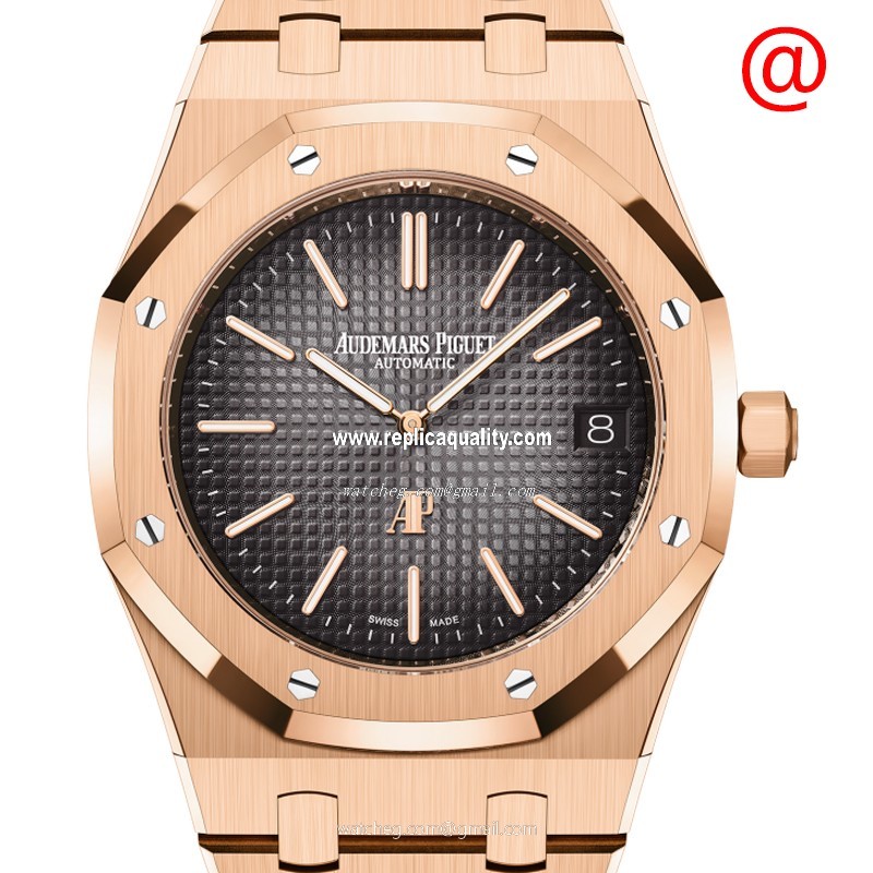 Audemars Piguet  16202OR.OO.1240OR.01 Automatic 18kt Rose Gold Gray