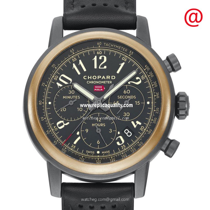 Chopard MILLE MIGLIA GT XL  168589-6002 Automatic 18kt Rose Gold & Steel Gray