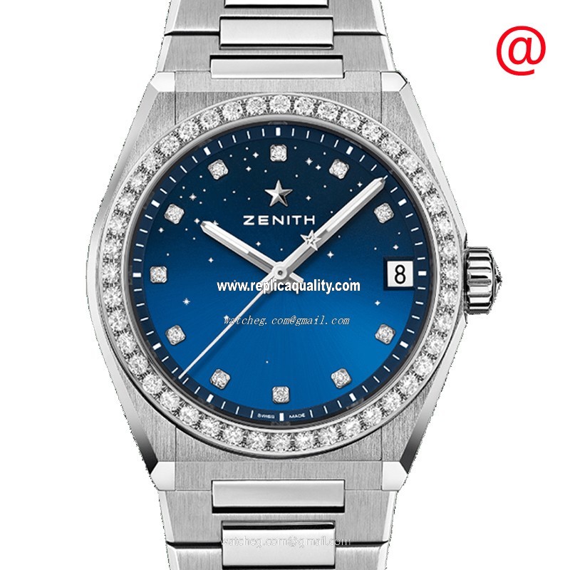 Zenith DEFY 16.9200.670/01.MI001 Automatic Stainless Steel & Diamonds Blue