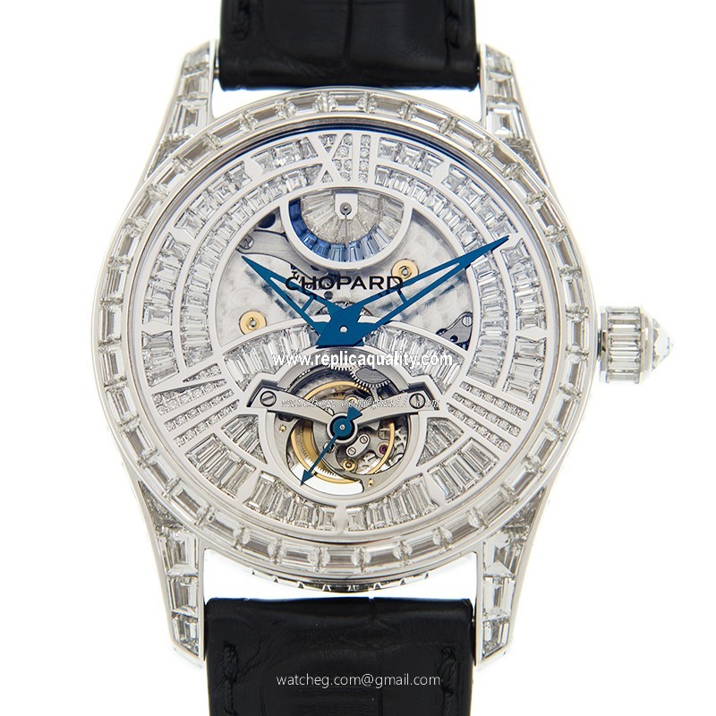 Chopard L.U.C 171921-1001 Manual Wind 18kt White Gold & Diamond Silver
