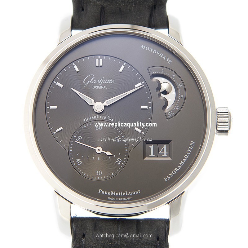 Glashutte PANO 1-90-02-43-32-05 Automatic Stainless Steel Gray