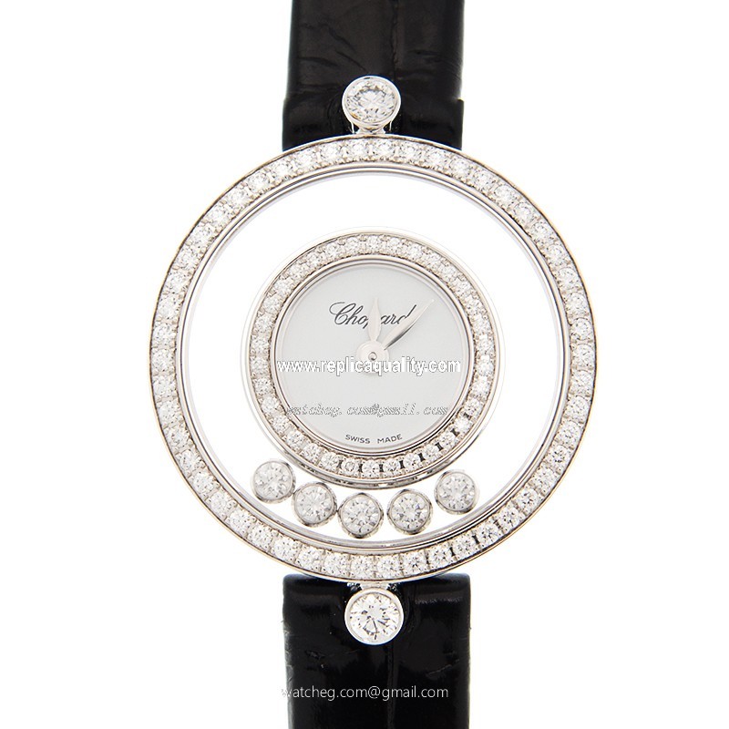 Chopard HAPPY DIAMONDS 203957-1201 Quartz 18kt White Gold White