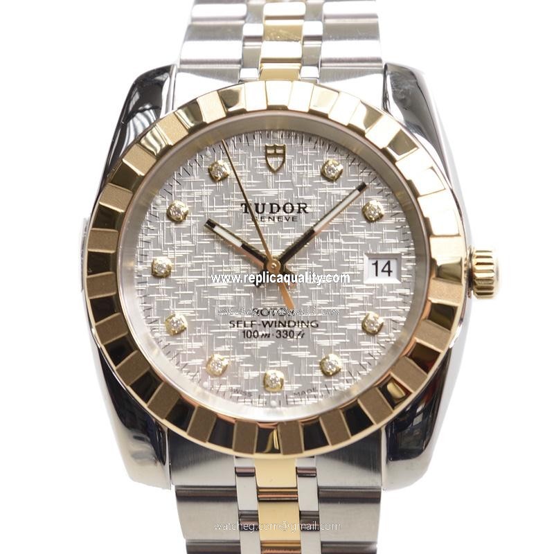 Tudor CLASSIQUE 21013-62583-10DI-SVCL Automatic Gold & Steel Silver