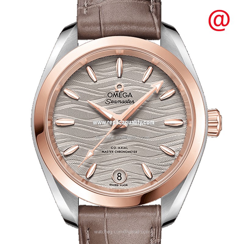 Omega SEAMASTER 220.23.34.20.06.001 Automatic 18kt Rose Gold & Steel Brown
