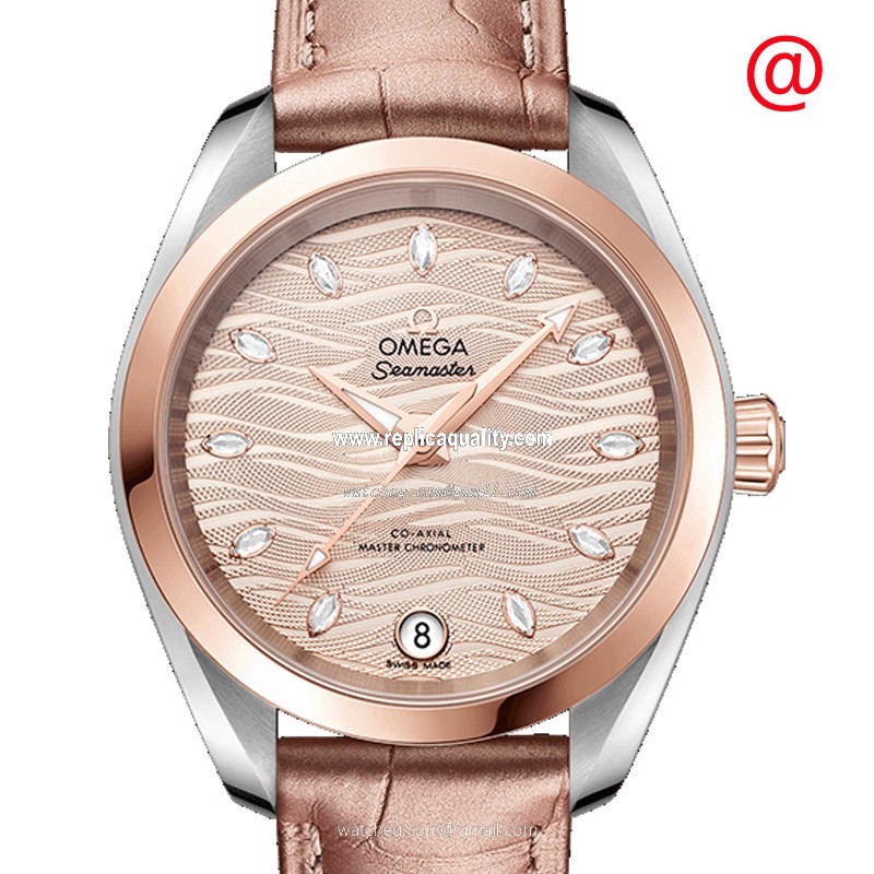 Omega SEAMASTER 220.23.34.20.59.001 Automatic 18kt Rose Gold & Steel Gray