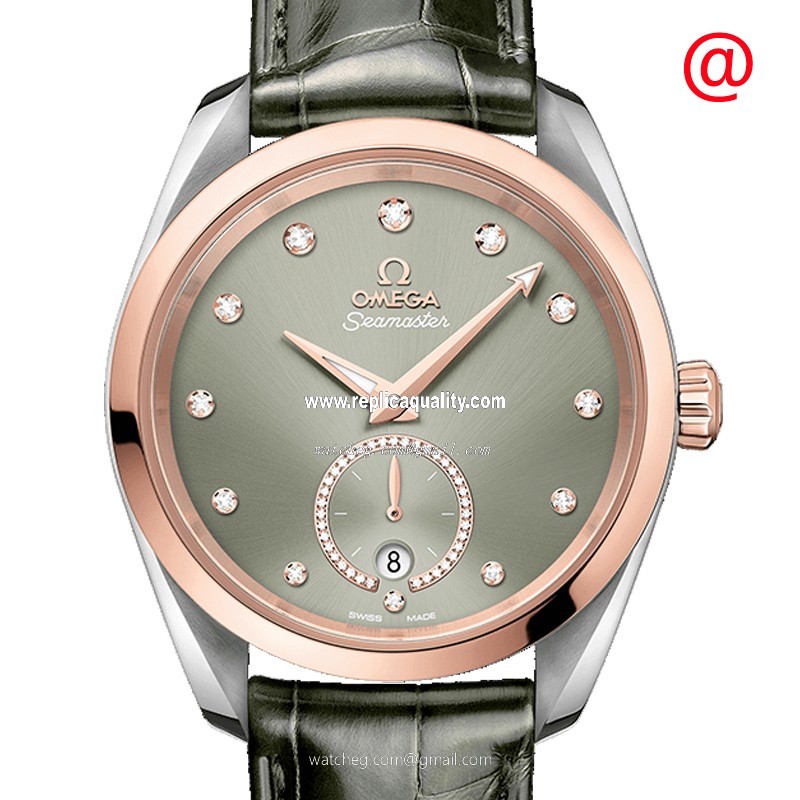 Omega SEAMASTER 220.23.38.20.60.001 Automatic 18kt Rose Gold & Steel Green