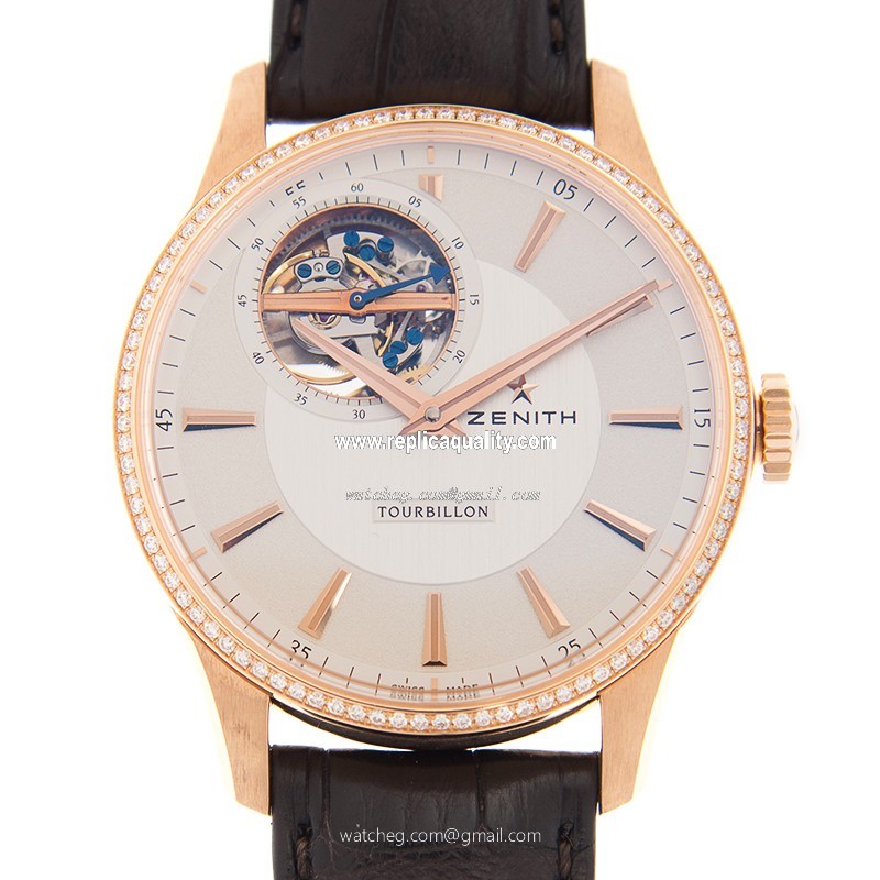 Zenith COMMANDER 22.2192.4041/01.C498 Automatic 18kt Rose Gold & Diamonds