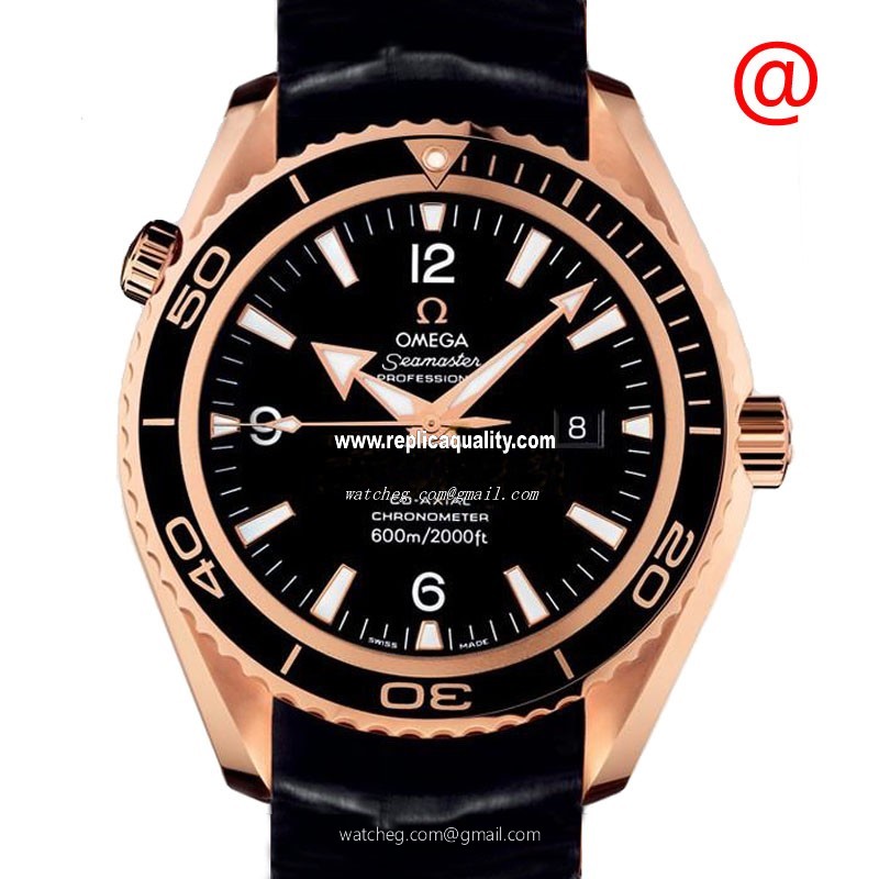 Omega SEAMASTER 222.63.46.20.01.001 Automatic 18kt Rose Gold Black