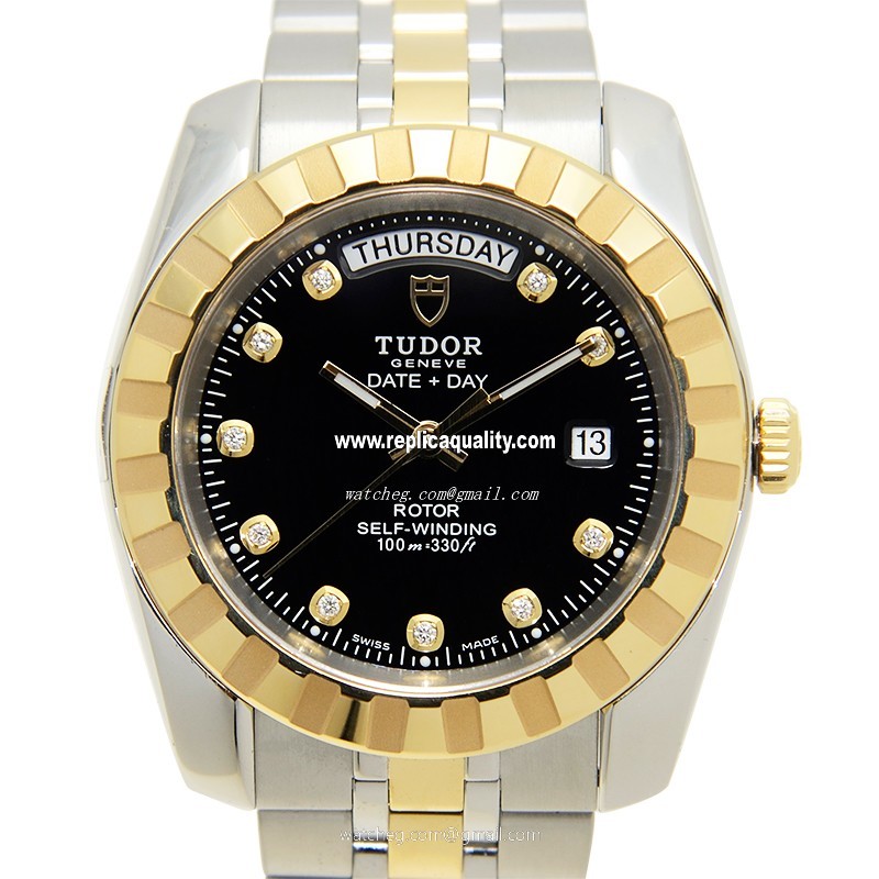 Tudor CLASSIQUE 23013-62113-10DI-BK Automatic Gold & Steel Black
